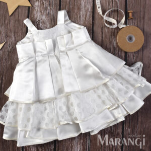 Βαπτιστικό χειροποίητο φορεματάκι ΒΚ-129