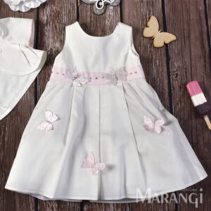 Βαπτιστικό χειροποίητο φορεματάκι ΒΚ-130