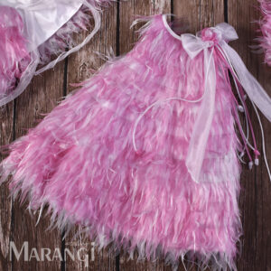 Βαπτιστικό χειροποίητο φορεματάκι ΒΚ-141