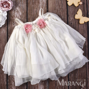 Βαπτιστικό χειροποίητο φορεματάκι ΒΚ-162